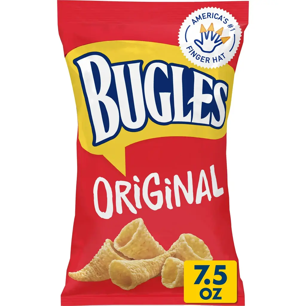 Bugles Corn Snacks Original Flavour 6x85g
