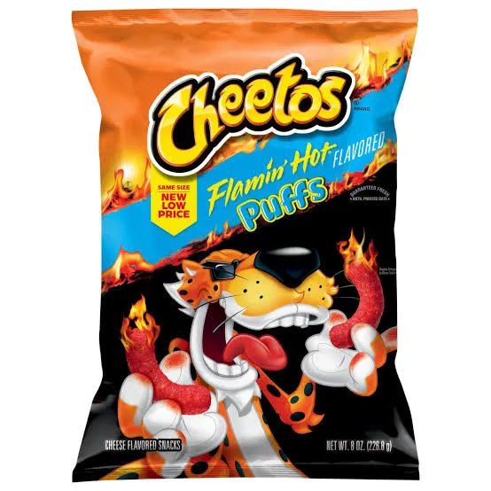 Cheetos Flamin Hot Puff 12x8oz
