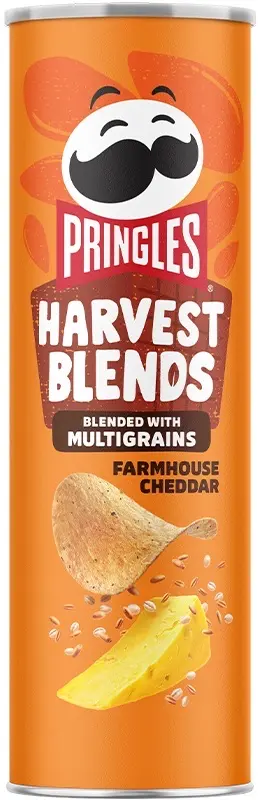 Pringles Harvest Blends Farm House Cheddar 14x156g