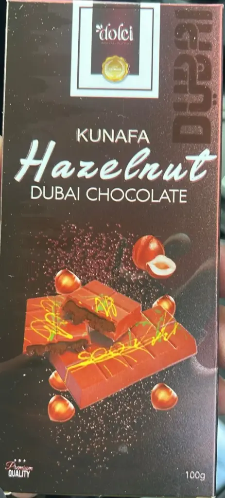 Dolci Hazelnut Kunafa Dubai Chocolate 1x100g