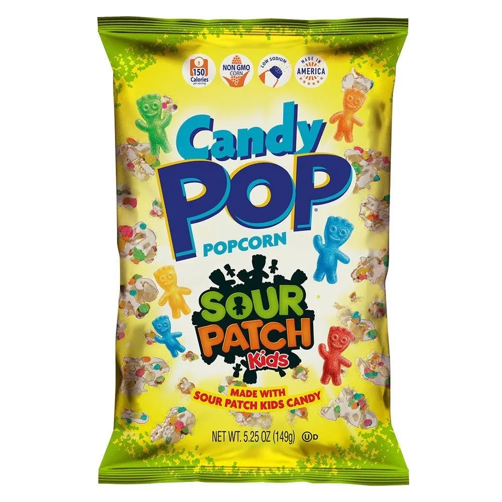Candy Pop Sour Patch Popcorn 12x149g