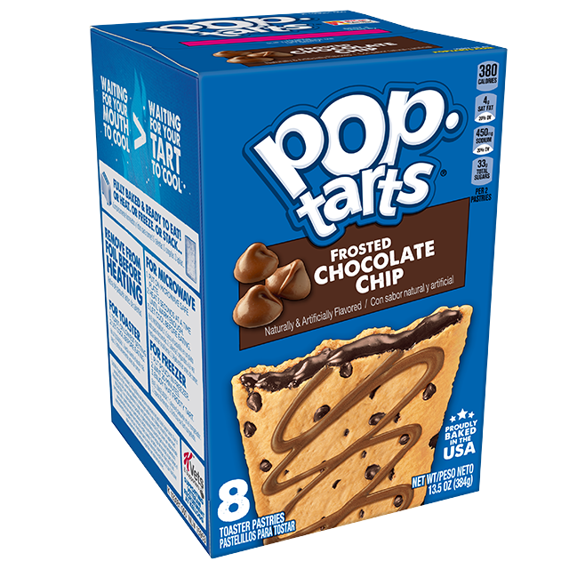 Kellogg's Pop Tarts Frosted Chocoate Chip 12x384g