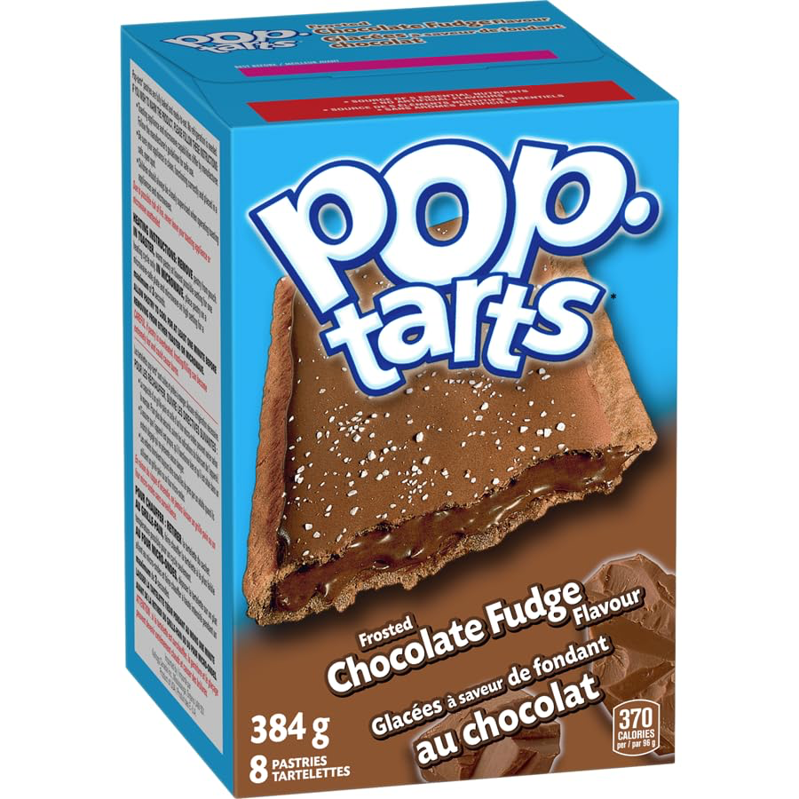 Kellogg's Pop Tart Frosted Chocolate Fudge 12x384g