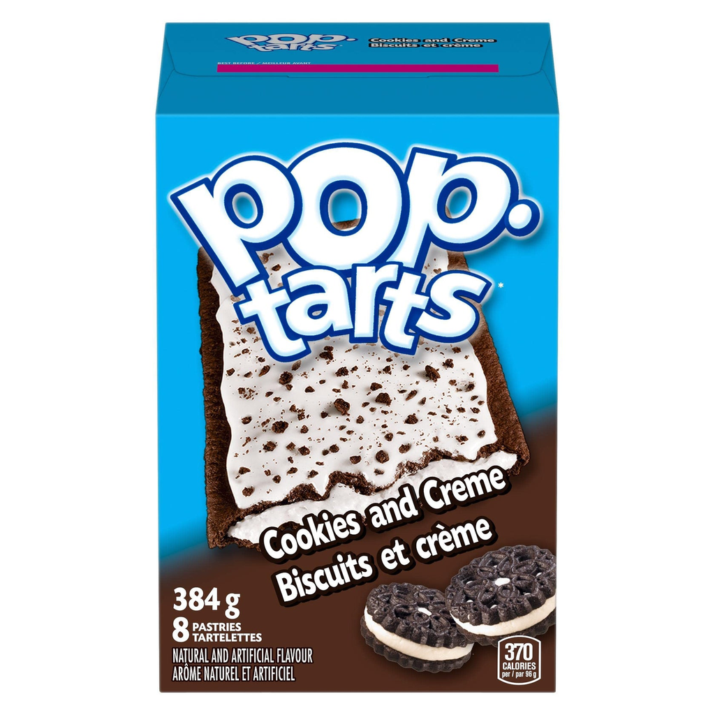 Kellogg's Pop Tarts Frosted Cookie & Cream 12x384g