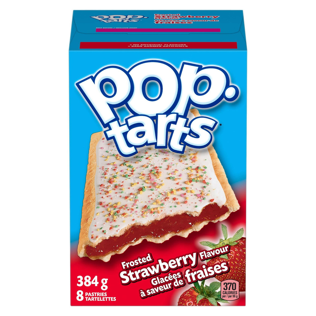 Kellogg's Pop Tarts Frosted Strawberry 12x384g