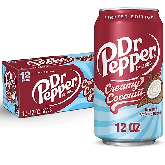 Dr Pepper Coconut Cream 24x355ml