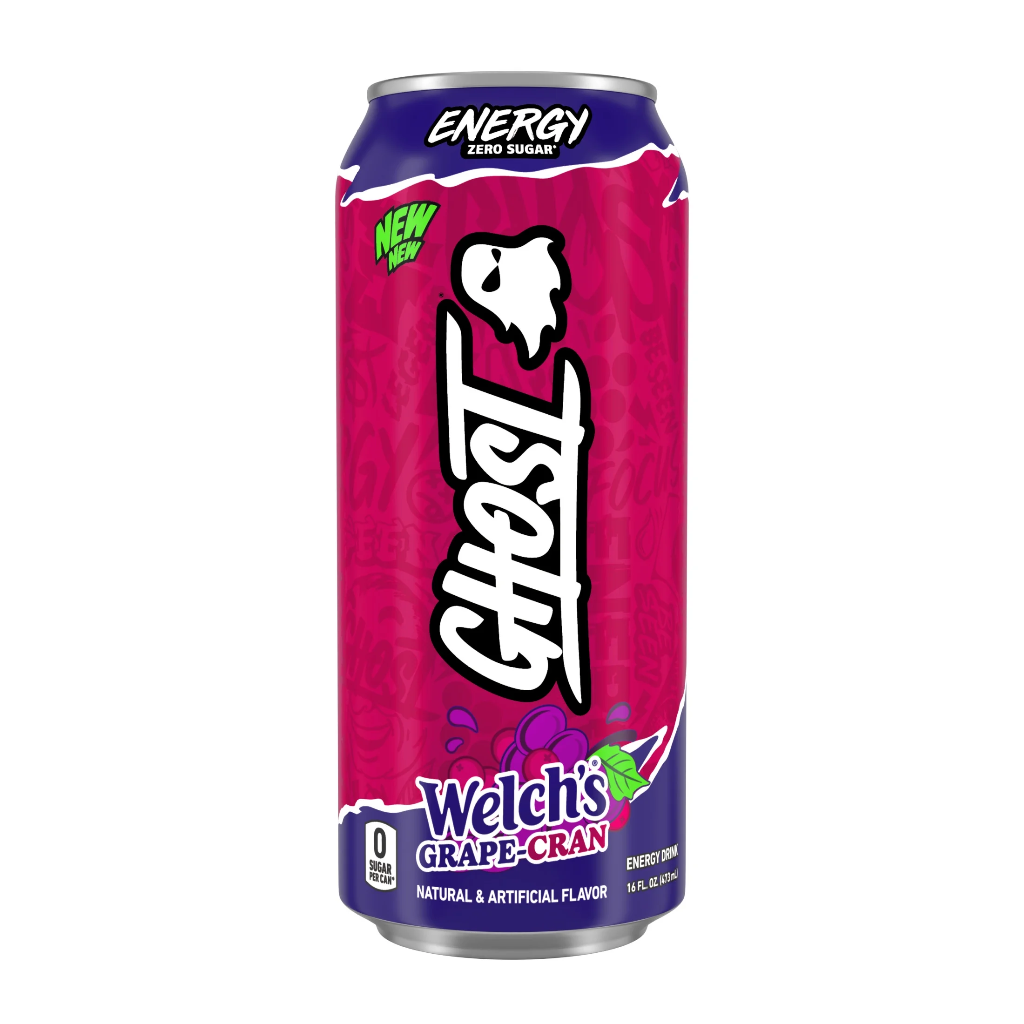 Ghost Energy Welch's Grapes Cranberry 12x473ml