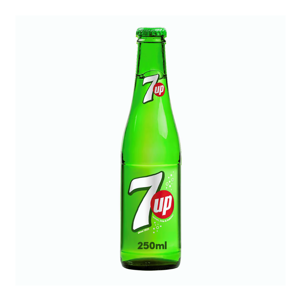 [7UPGB] 7UP Glass Bottles (Oman) 24x250ml