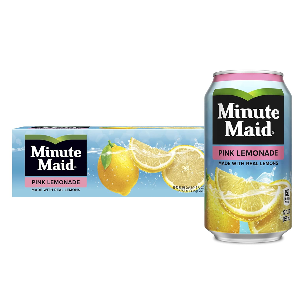 Minute Maid Pink Lemonade 24x340ml			 