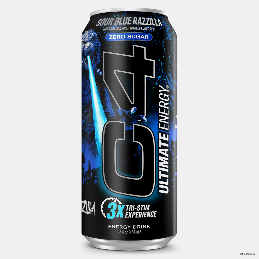 C4 Energy Sour Blue Razzilla 12x473ml