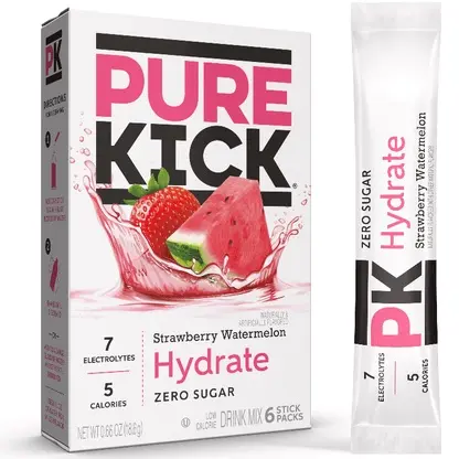 Pure Kick STG Strawberry Watermelon 12x6ct