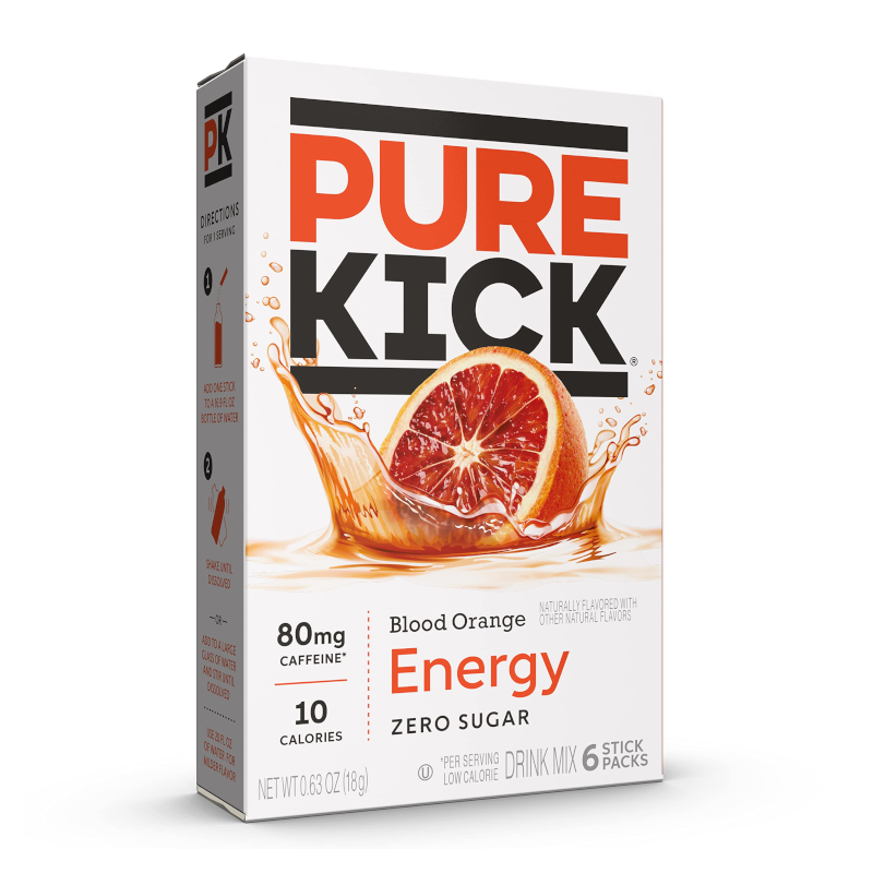 Pure Kick Energy Blood Orange 12/6CT