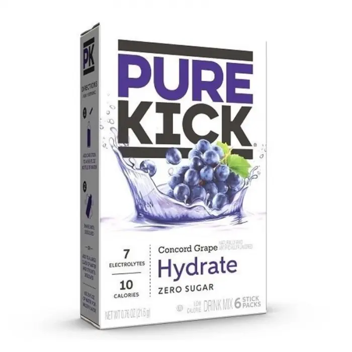 Pure Kick Energy STG Con Grape Warcraft 12x6ct