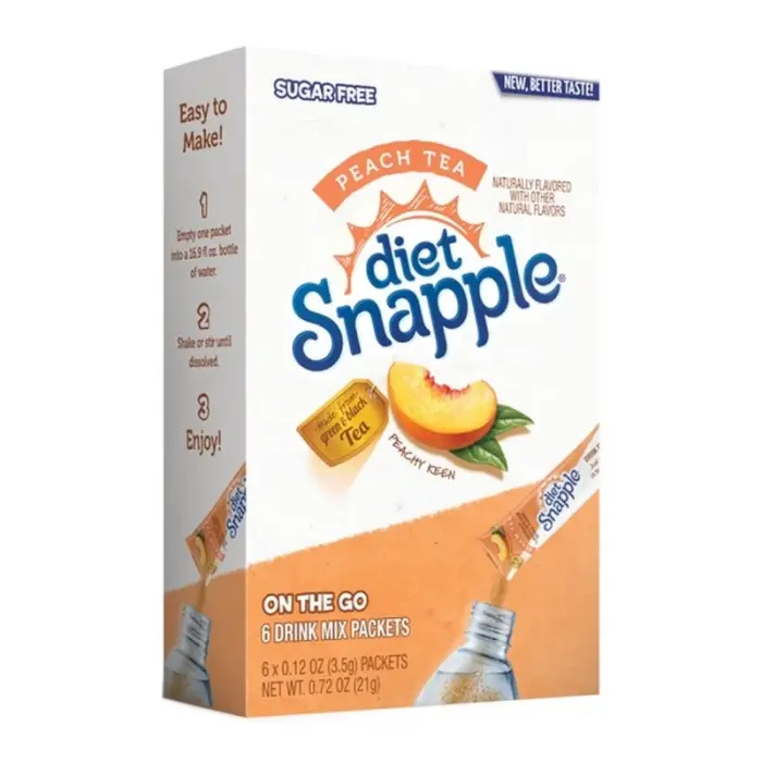 Snapple STG Diet Peach 12x6ct