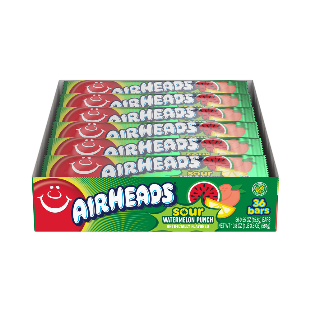 [ASW] Airheads Sour Watermelon Punch 36x15.5g