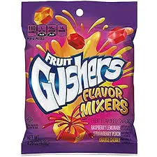 [GFMP] Gusher Flavour Mixer Peg bag 8x4.25oz Expiry 11.9.25