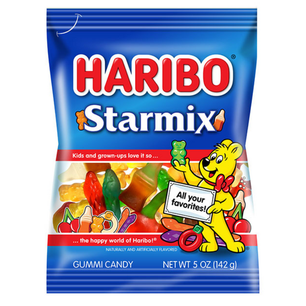 Haribo Star Mix Peg Bag 12x142g