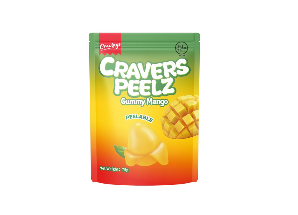 Cravings Cravers peelz Mango 12x75g