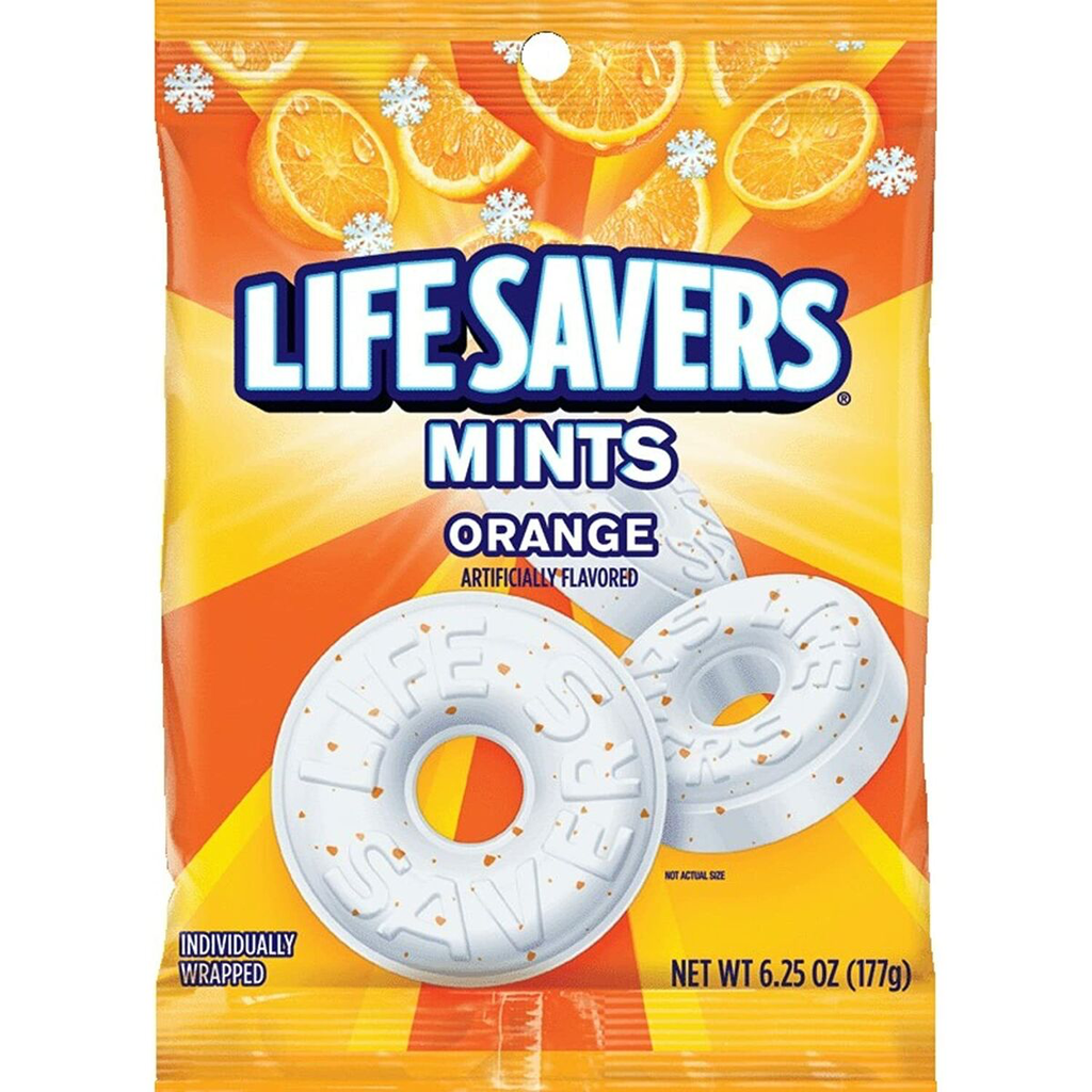 Life Savers Hard Candy Orange 12x198g