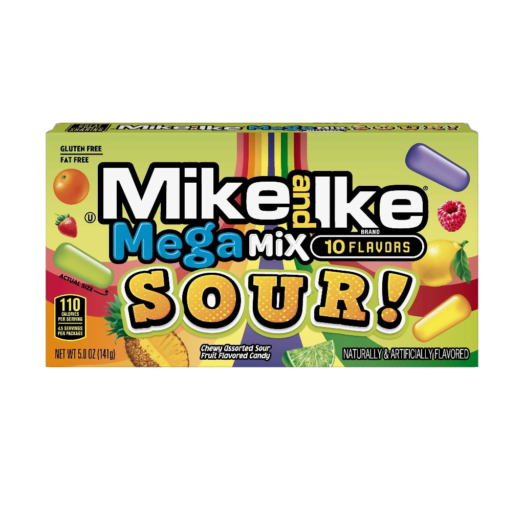 Mike & Ike Mega Mix Sour 12x130g