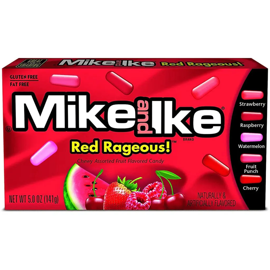 Mike & Ike Red Rageous 12x120g