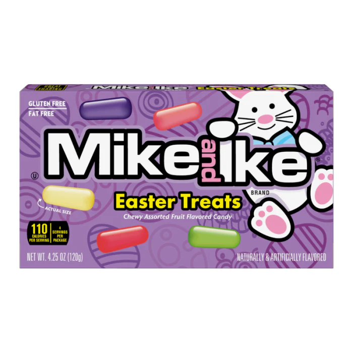 Mike & Ike Theatre Box Easter Bunny 12x130g