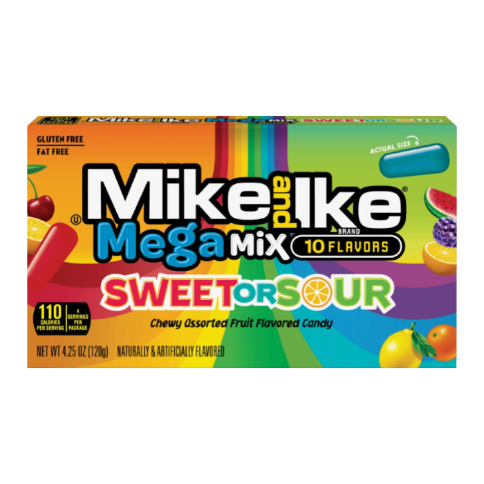 Mike & Ike Theatre sweet or Sour 12x130g