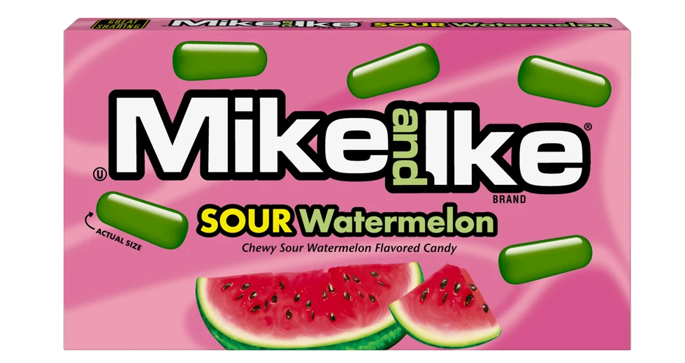 Mike & Ike Sour Watermelon 12x113g