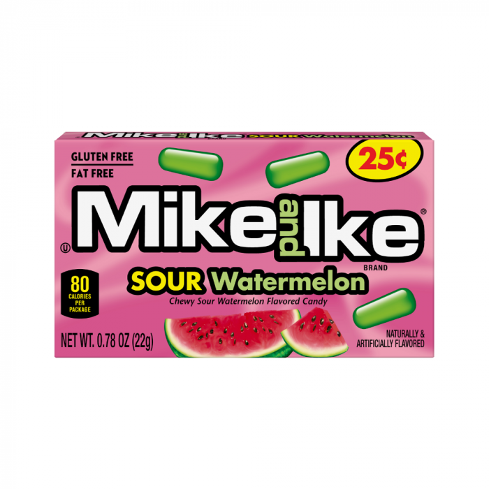 Mike & Ike Sour Watermelon - 24CT