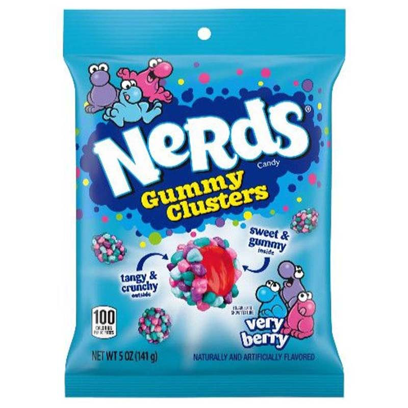 Nerds Peg Gummy Cluster Very Berry 12x141g
