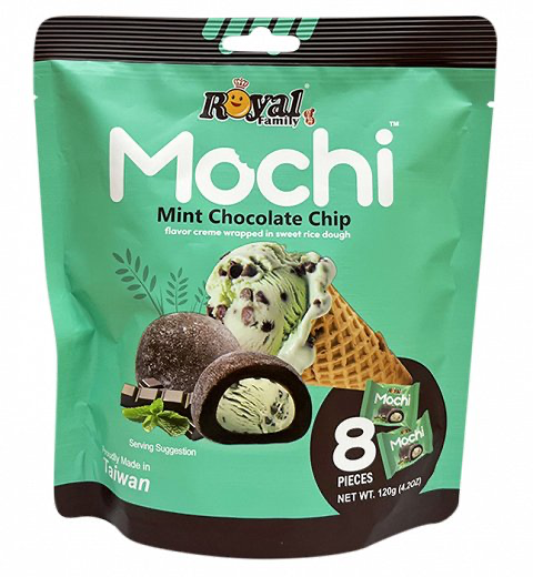 Royal Mochi Mint Choco Chip 12x120g