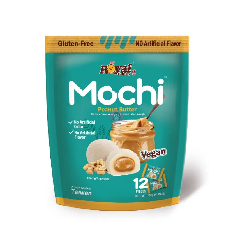Royal Mochi Peanut Butter 12x120g