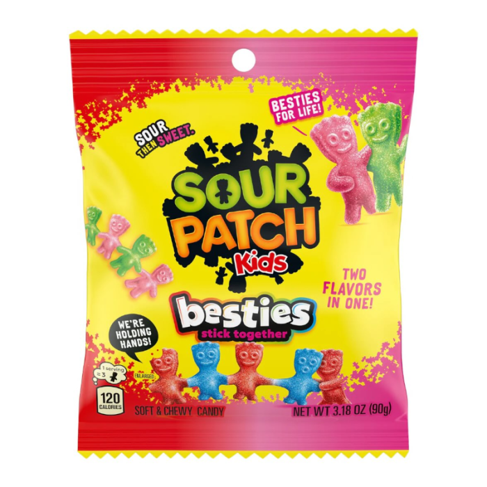 Sour Patch Besties Peg Bag 12x90g