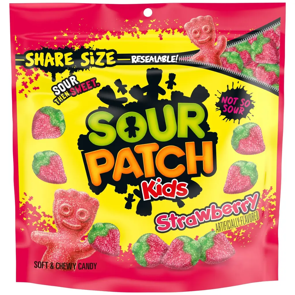 Sour Patch Peg Strawberry 102.05g - 12 CT