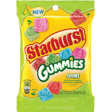Starburst Gummies Sour Peg Bag 12x5oz
