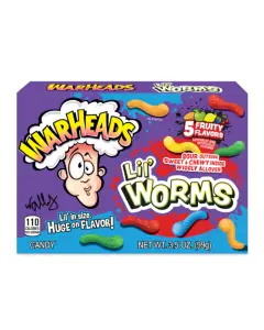 Warheads Little Worms Theatre Box 12x141g Expiry 30.8.25