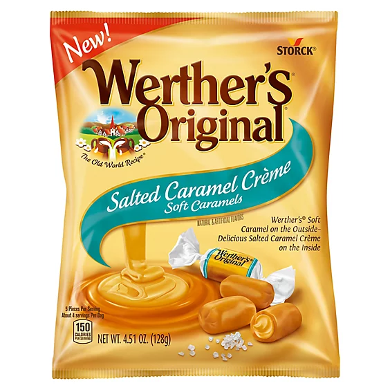 Werther's Salted Caramel Creme soft 12x2.65oz