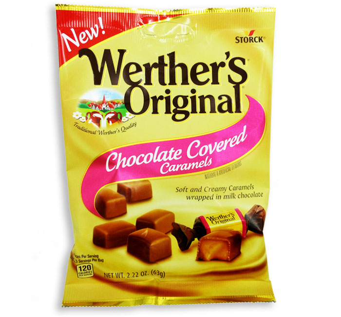Werther's Chocolate Covered Caramel 12x2.65oz