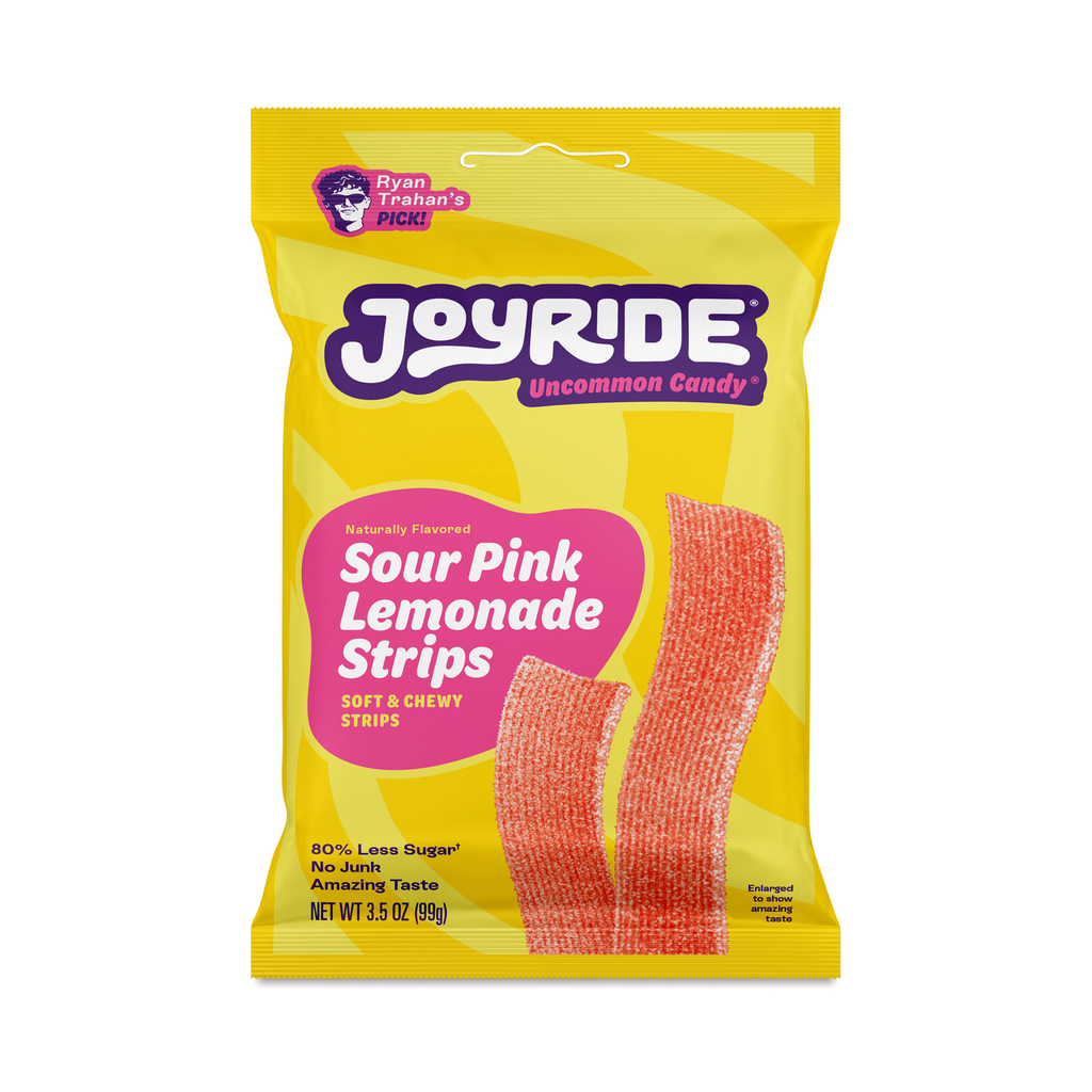 Joyride Gummies Sour Pink Lemonade Strips 10x99g