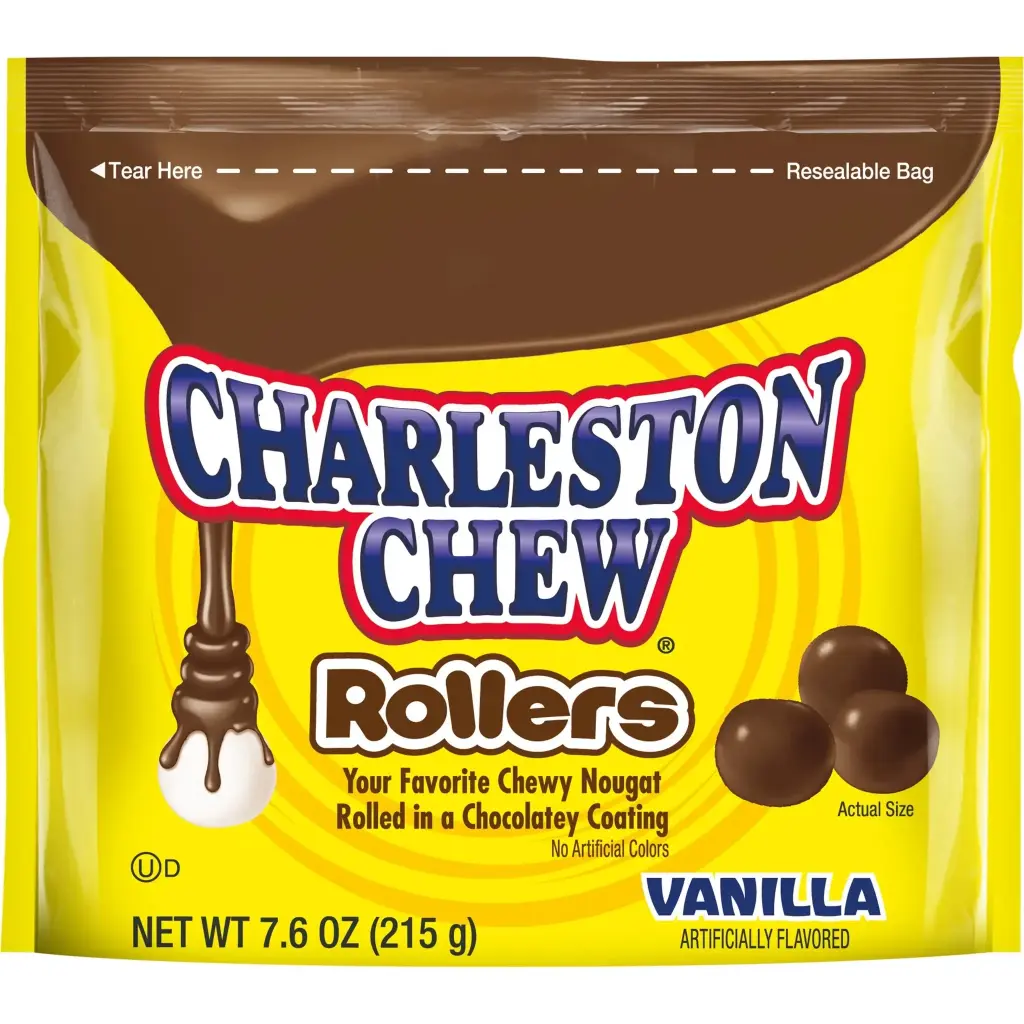 Charleston Chew Roller Vanilla Peg Bag 12x215g