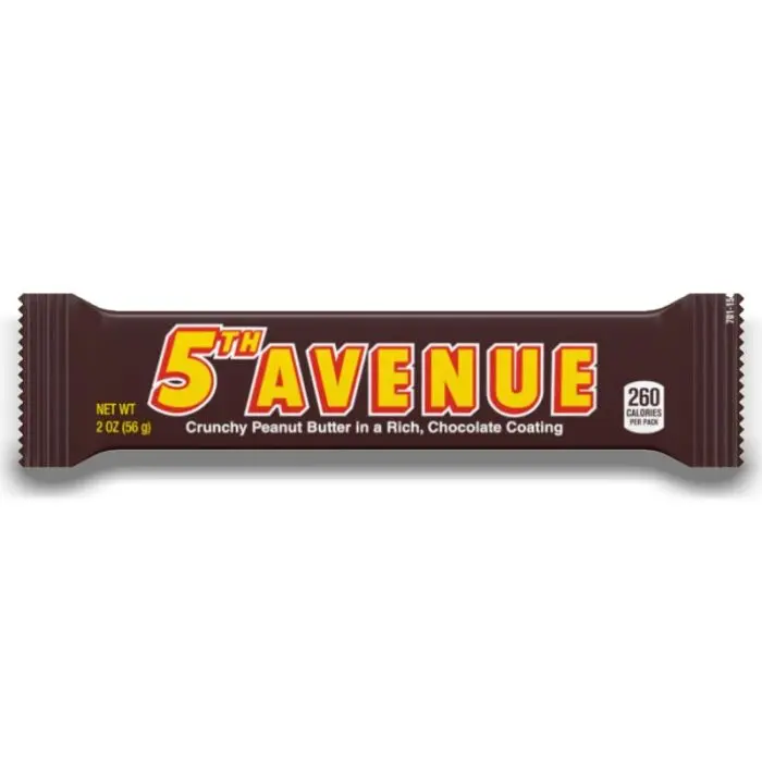 Hershey 5th Avenue Chocolate 18x60g Expiry 30.6.25