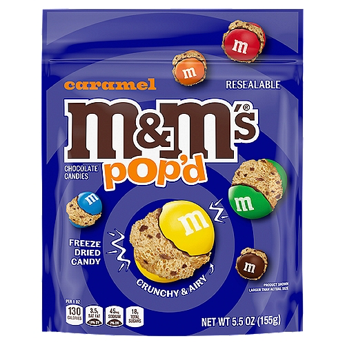 M&M Caramel Pop'd Freeze Dried 8x155g