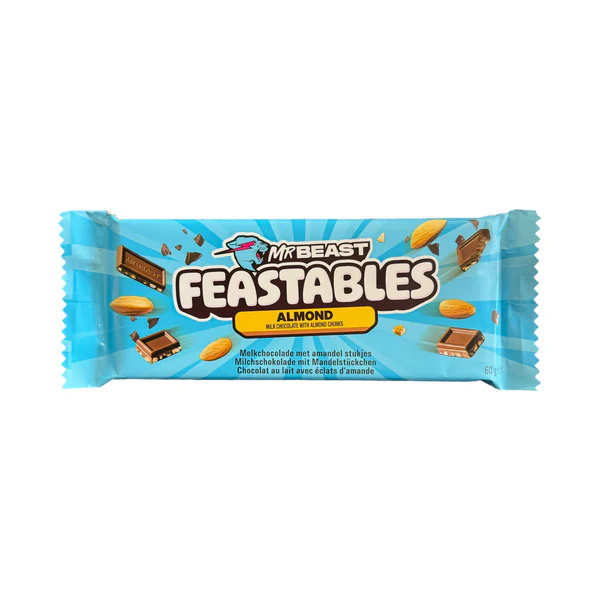 Mr Beast Feastable Almond 10x60g