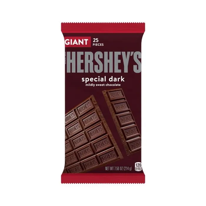 Hersheys Dark Chocolte Giant 12x214g Exp 30.4.25 