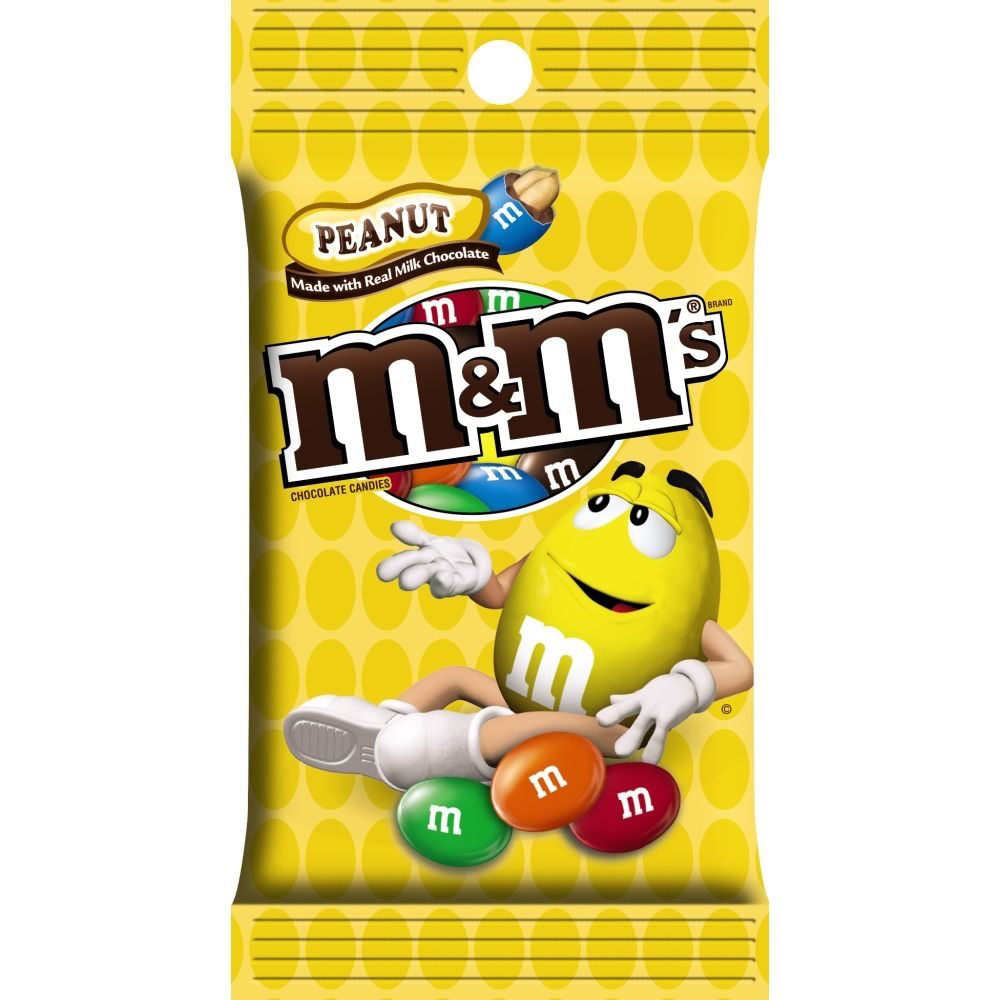M&M'S Peanuts Peg Bag 12x5.3oz