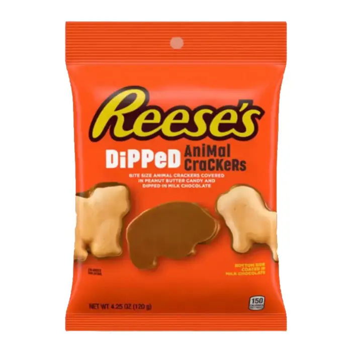 [RPBF] Reese's Dipped Animal Crackers Peg Bag 12x120g