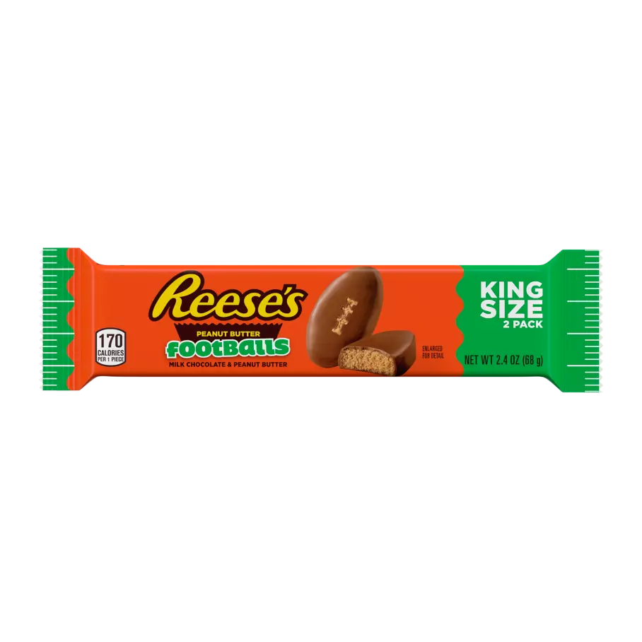 Reeses Peanut Butter Football King Size 24x50g
