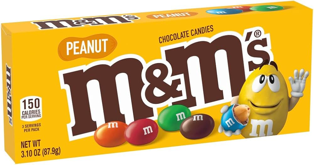 M&M'S Peanut Theatre Box 12x3.1oz