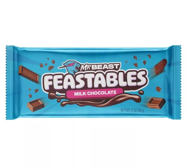 Mr Beast Feastable Milk Crunch 10x60g