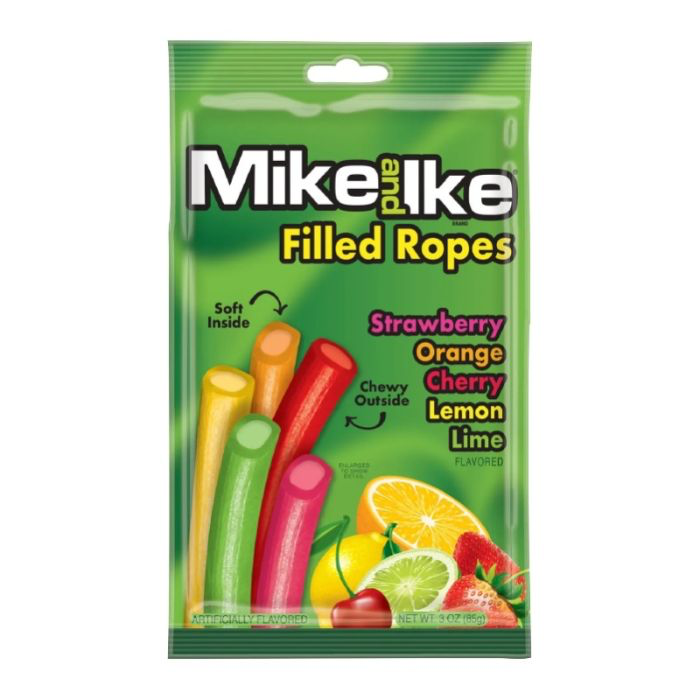 Mike & Ike Licorice Ropes 12x85g